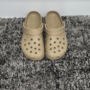 Tan Crocs